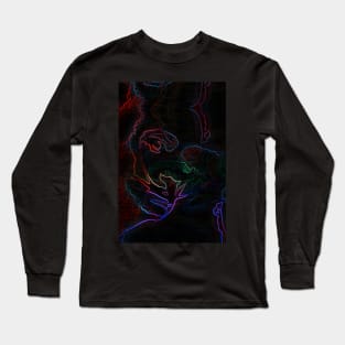 Portrait of Salvador Dali Long Sleeve T-Shirt